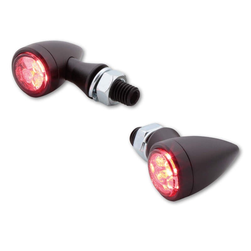 Clignotants LED SHIN YO Sixteen Bullet 3en1 - feu arrière  feu stop  clignotants