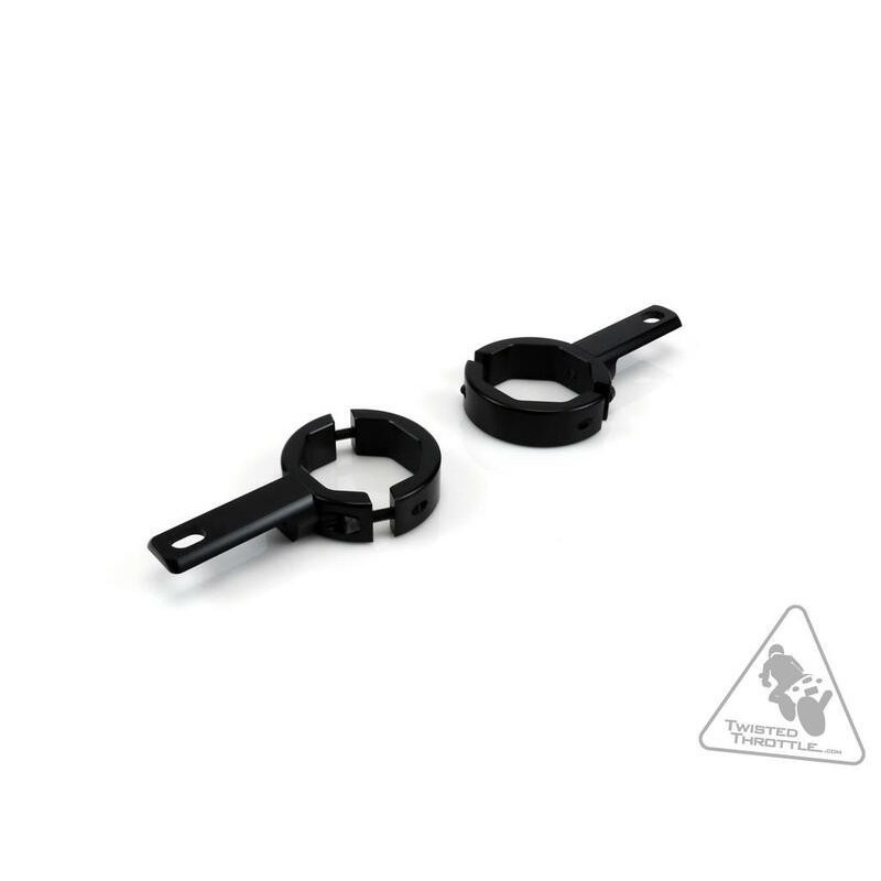 Support éclairage denali tubes de fourche ø39-49mm noir