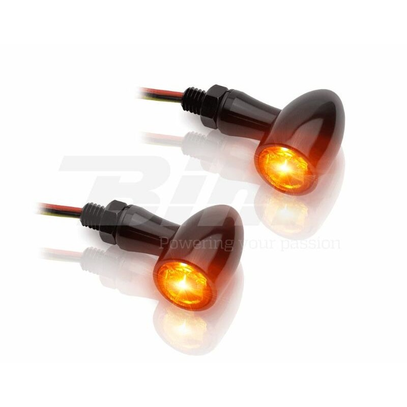 Clignotants LED V-PARTS 12V alu noir