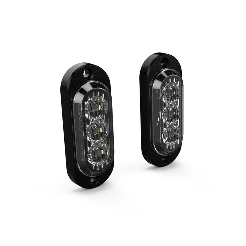 Feux clignotants arrière denali t3 switchback led - la paire