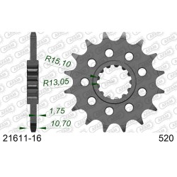 Kit Chaîne Yamaha Fz8 N (rn25)   Afam 520xsr 16/46 Super Renforcé