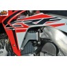 Protection de radiateur  aluminium  honda crf 450 r (pe05)