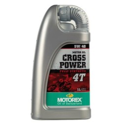 Huile moteur motorex cross power 4t - 5w40 1l