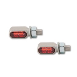 Clignotants led highsider little bronx 3en1 - clignotant/feu stop/feu de position arrière - par paire