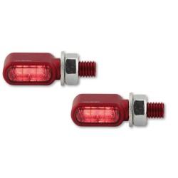 Clignotants led highsider little bronx 3en1 - clignotant/feu stop/feu de position arrière - par paire