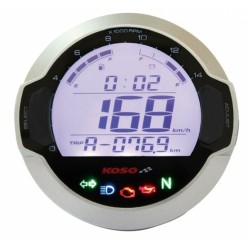 Compteur digital lcd mutlifonctions koso dl-03s gp style rond universel