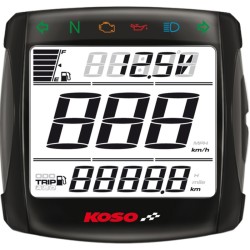 Compteur digital koso xr-s 01 mutlifonctions universel