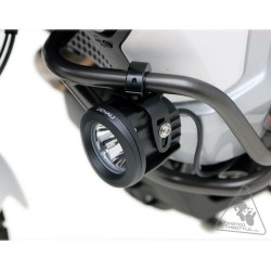 Support éclairage denali cadre et crash bars 21-29mm noir